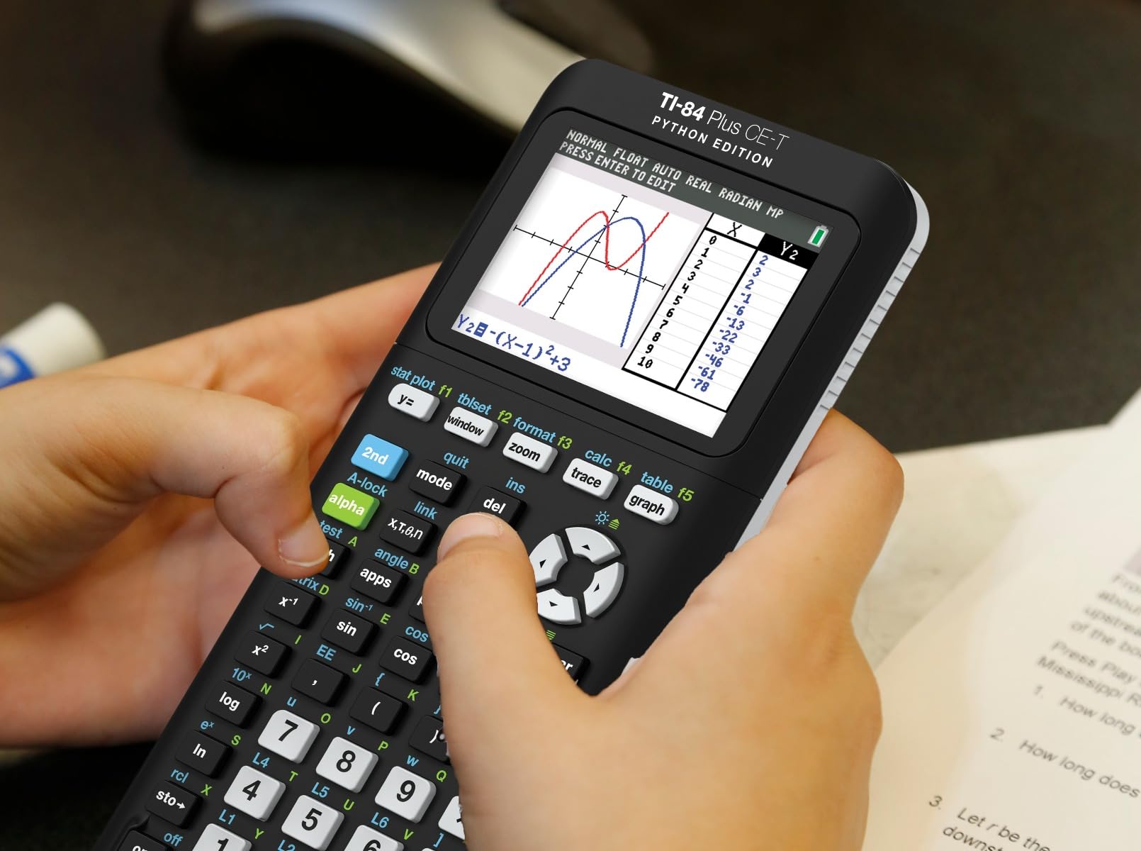 Texas Instruments | TI-84 Plus CE-T Python edition (Refurbished)